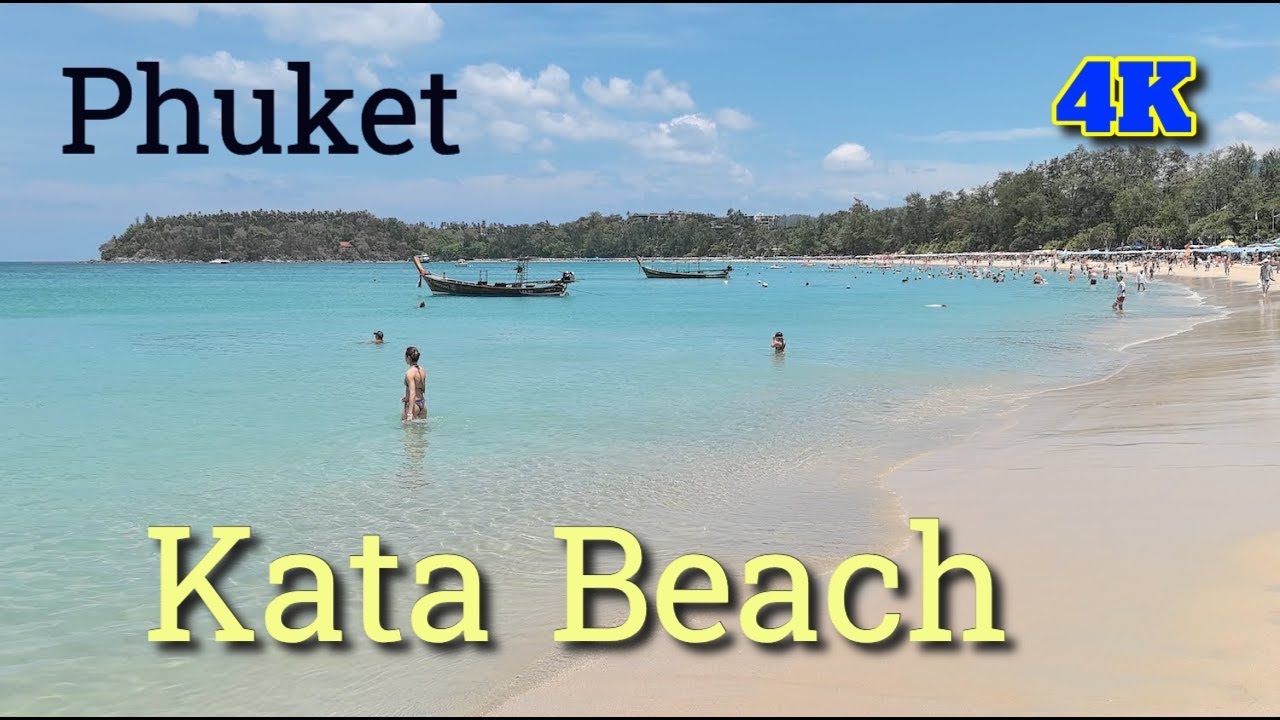 Walking Kata Beach Phuket Thailand πΉπ | What to Do in Phuket 2025 Travel Guide 4K #katabeach #phuket