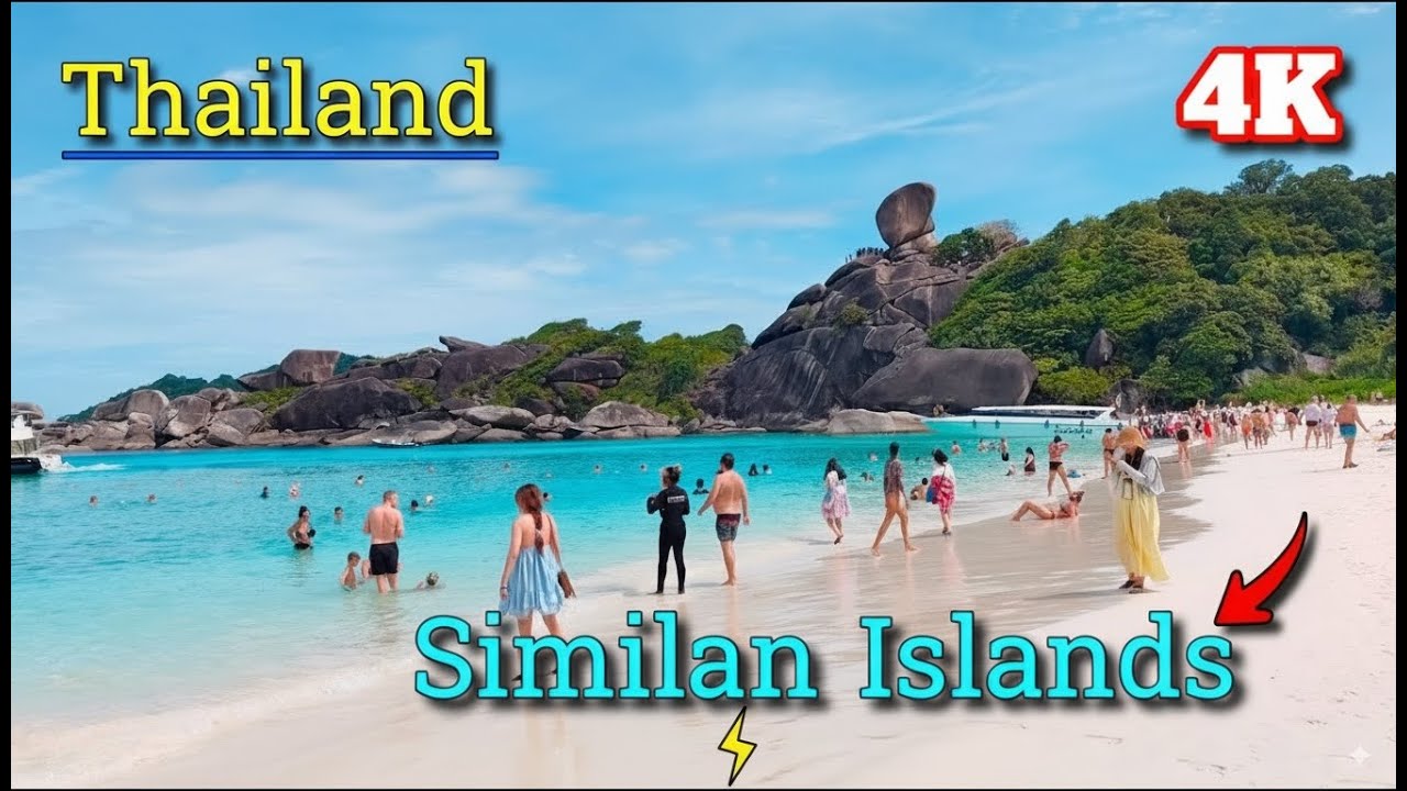 Sailboat Rock at Similan Island 8 | Exploring Donald Duck Bay 🐠 | Thailand Vlog Adventure 🇹🇭 4K